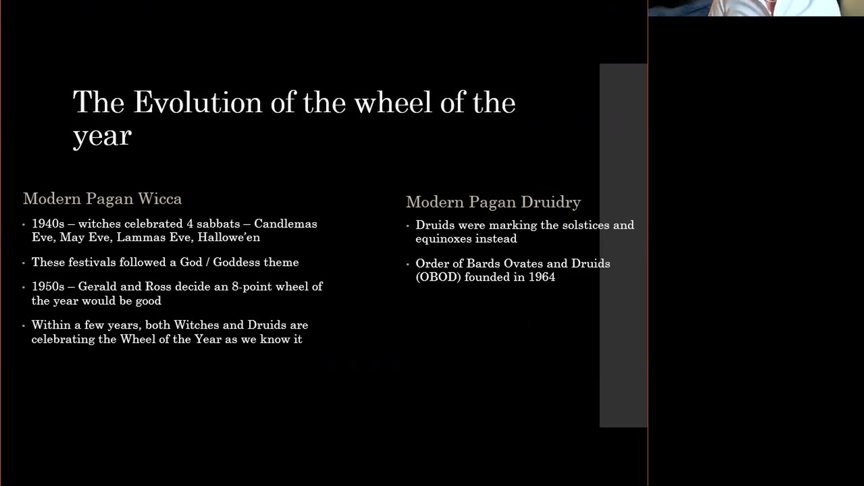 The Witches' Wheel of the Year
